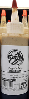 PEPPERS OWN STEAK SAUCE, 1 each