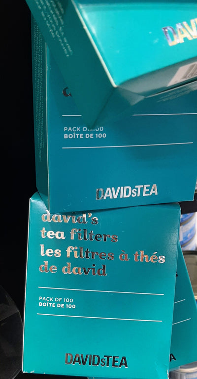 DAVIDS TEA FILTERS [100 PACK]