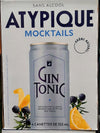 ATYPIQUE NON-ALCHOLIC GIN & TONIC [4 pkg]