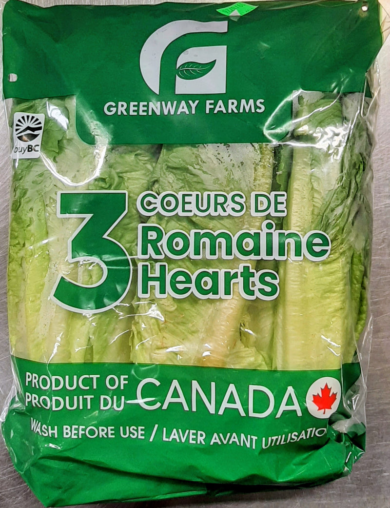GREENWAY FARMS ROMAINE HEARTS [3 PK]