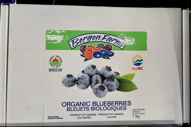 BERGEN FARMS ORGANIC BLUEBERRIES [1 KG]