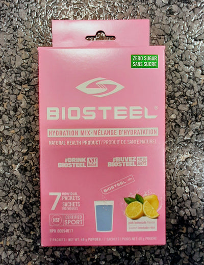 BIOSTEEL HYDRATION MIX PINK LEMONADE [7 pkg]