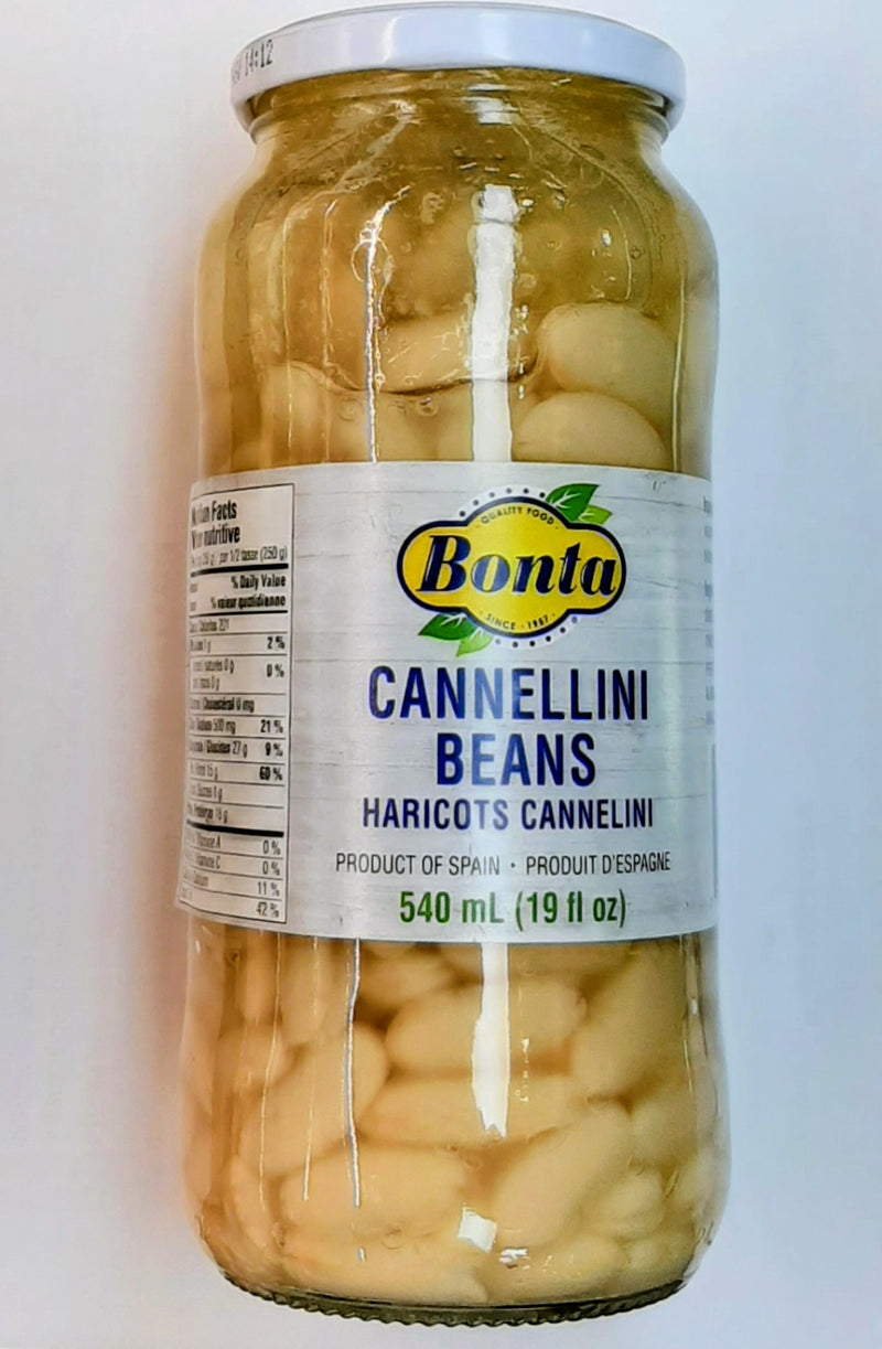 BONTA CANNELLINI BEANS [540 ML]