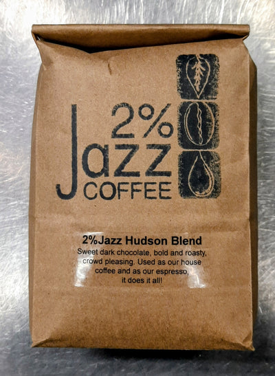 2% JAZZ COFFEE [454 g] 2 Varieties: Hudson Blend and Espresso