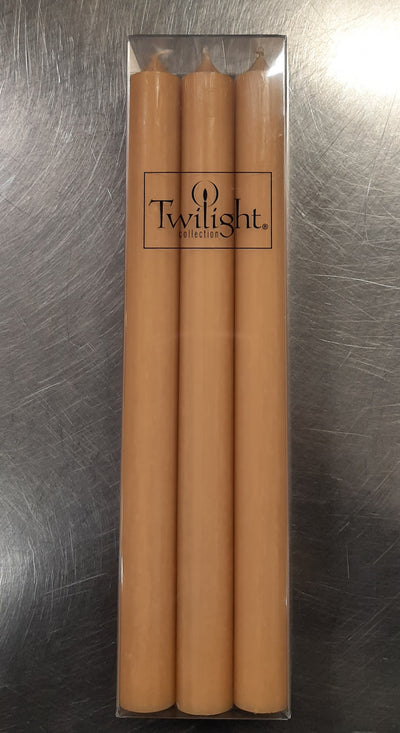 TWILIGHT 10" CANDLES CAPPUCCINO [6 PK]