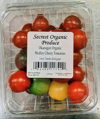 SECREST ORGANIC CHERRY TOMATOE MEDLEY (OK)