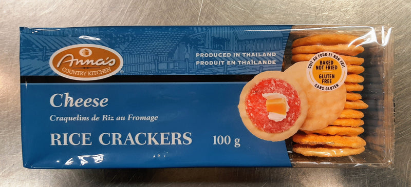 ANNAS RICE CRACKERS CHEESE [100 G]