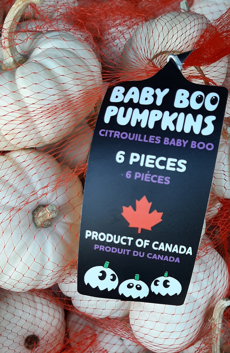 BABY BOO PUMPKIN BAG [6 pcs]