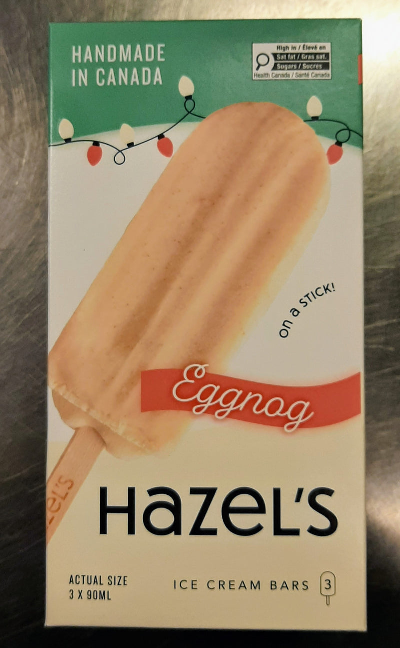 HAZELS EGGNOG BARS [3 pkg]