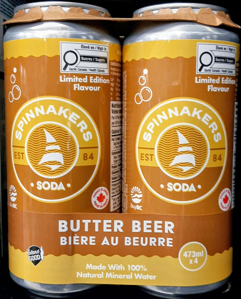 SPINNAKERS BUTTER BEER SODA [4 pcs]