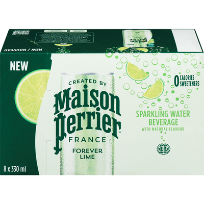 PERRIER SPARKLING FOREVER LIME [8 PK]