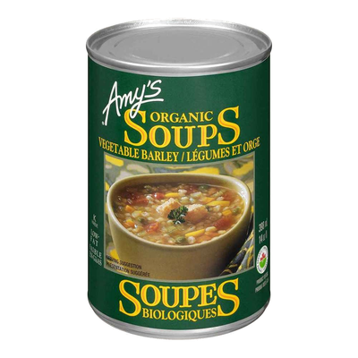 AMYS ORG VEGETABLE BARLEY SOUP [398 ML]