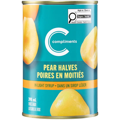 COMPLIMENTS PEAR HALVES SYRUP [398 ML]
