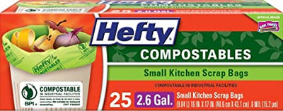 HEFTY SM COMPOSTABLE BAGS [25 PK]