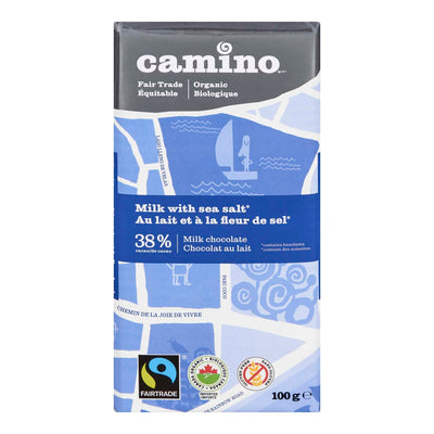 COCOA CAMINO SALT MILK CHOC [100 G]