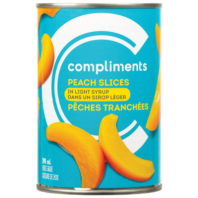 COMPLIMENTS PEACH SLICES SYRUP [398 ML]