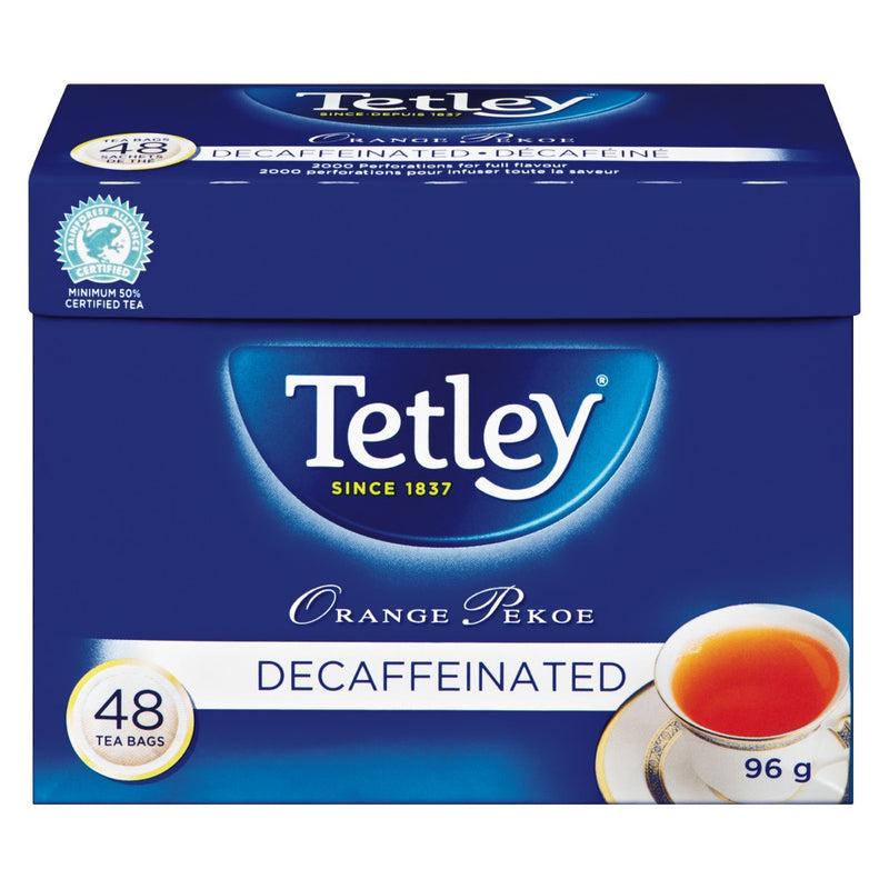 TETLEY DECAF TEA BAGS [48 PACK]
