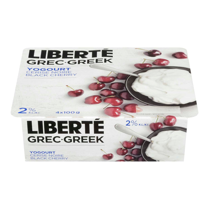 LIBERTE 2% GREEK CHERRY YOGURT [4 x100]