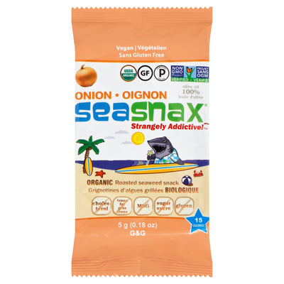 SEA SNAX TOASTY ONION SEAWEED [5 G] - $2.79