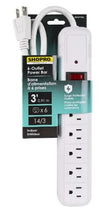 SHOPRO 6 OUTLET POWER BAR [1 ea]