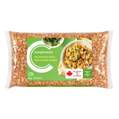 COMPLIMENTS YELLOW SPLIT PEAS [450 G]