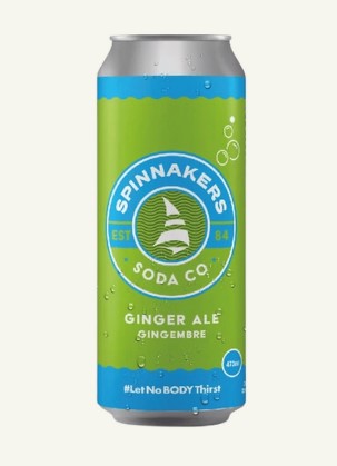 SPINNAKERS GINGER ALE, 473 ml