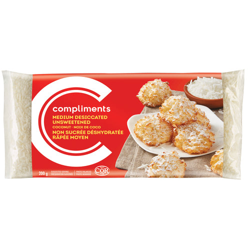 COMPLIMENT COCONUT UNSWEET MED [200 G]