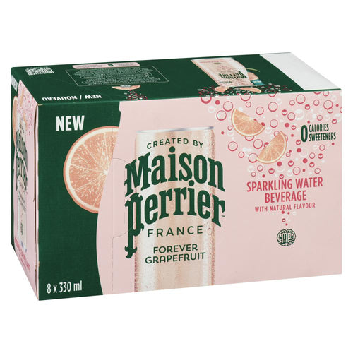 PERRIER GRAPEFRUIT SPARKLING WATER [8 PK]