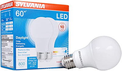 SYLVANIA DAYLIGHT 8.5W LED [2 PK]