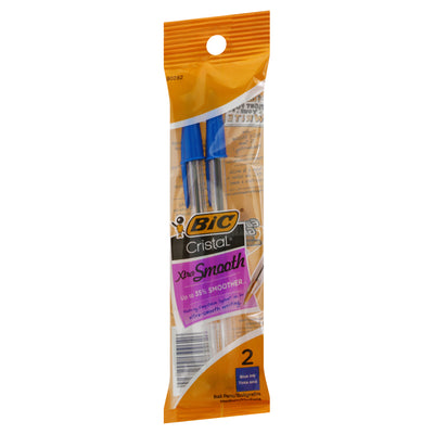 BLUE BIC PENS [2 PACK]