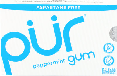 PUR PEPPERMINT GUM [9 PACK]