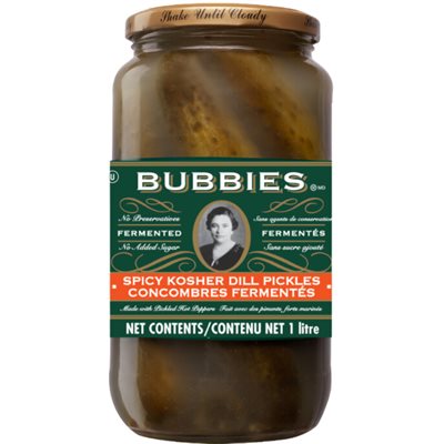 BUBBIES SPICY DILL PICKLES [1 L]