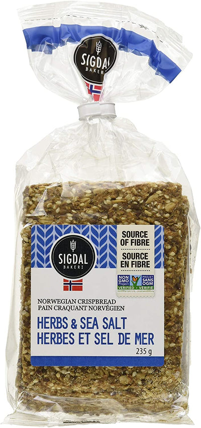 SIGDAL HERB SEA SALT CRISPBREA [235 G]