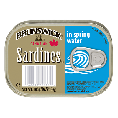 BRUNSWICK SARDINES SPRING WTR [100 G]