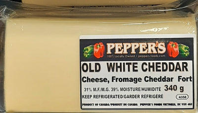 PEPPERS OLD WHITE CHEDDAR [340 G]