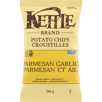 KETTLE CHIPS PARMESAN GARLIC [198 G]