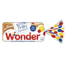 WONDER WHITE THIN BREAD [570 g]