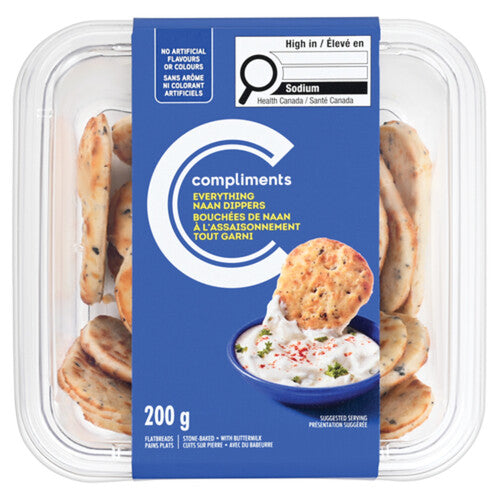COMPLIMENTS NAAN DIPPERS Everything, 200g