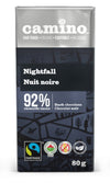 CAMINO DARK CHOCOLATE Nightfall (92%), 80g
