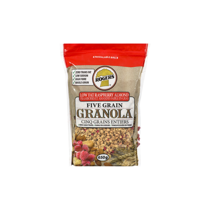 ROGERS LF RASP ALMOND GRANOLA [700 G]