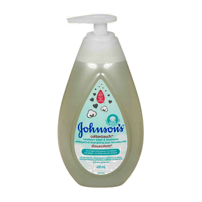 JOHNSON'S NEWBORN WASH & SHAMPOO Cottontouch, 500 ML