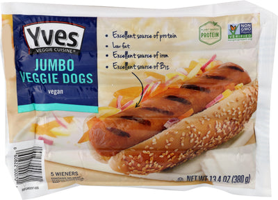 YVES JUMBO VEGGIE DOGS [380 G]