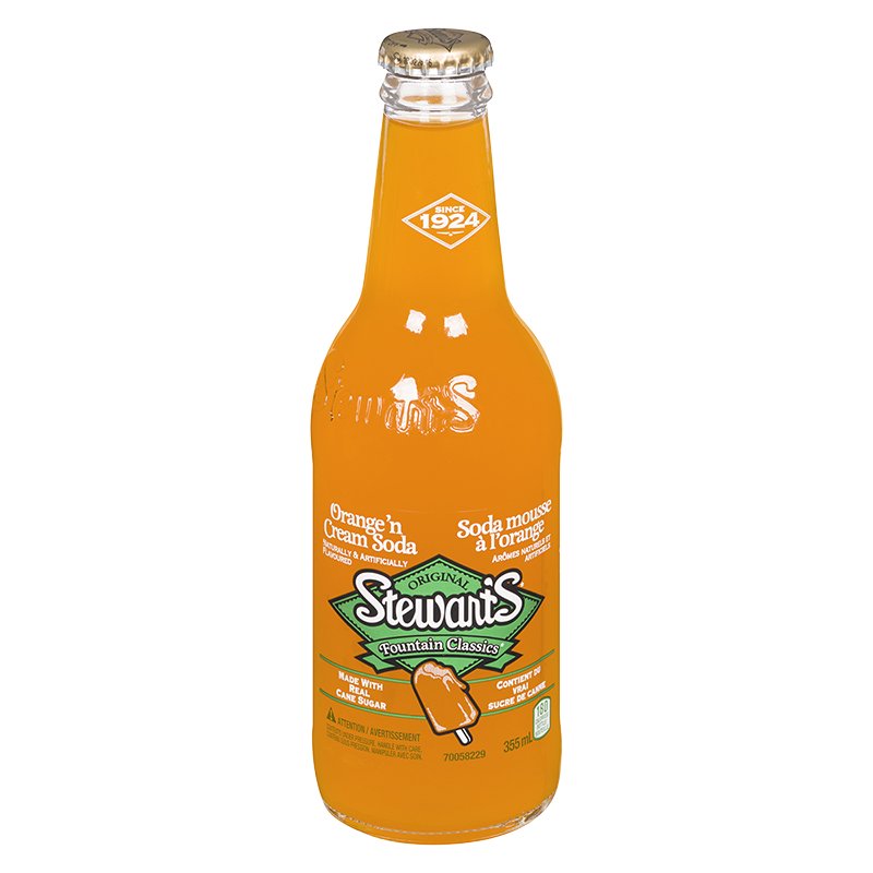 STEWARTS ORANGE CREAM SODA [355 ML]