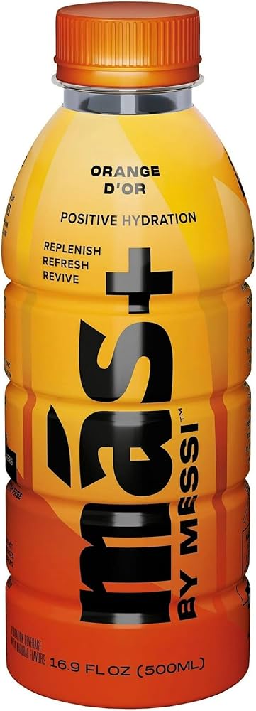 MAS+ BY MESSI ORANGE DOR [500 ML]