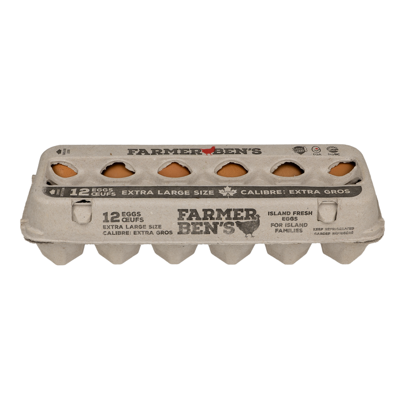 FARMER BENS X-LARGE BROWN EGGS [1 DOZ]