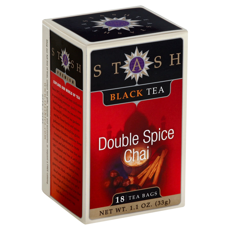 STASH DOUBLE SPICE CHAI TEA [18 BAGS]