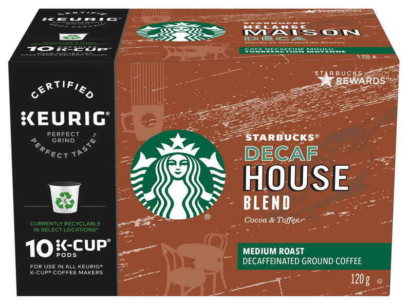 STARBUCKS DECAF COFFEE KCUPS [10 PK]