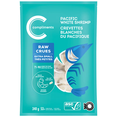 COMPLIMENTS RAW WHITE SHRIMP [340 G]