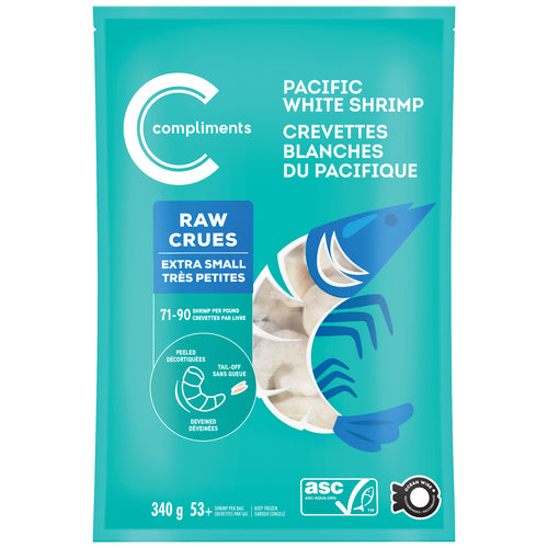 COMPLIMENTS RAW WHITE SHRIMP [340 G]