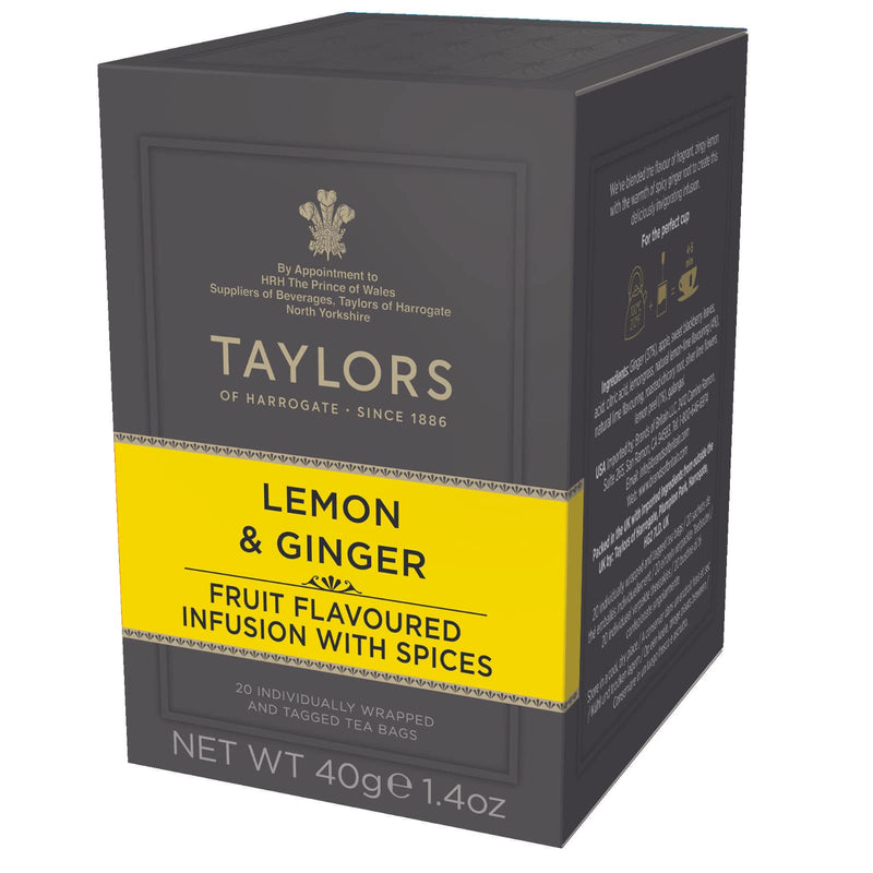 TAYLORS LEMON GINGER TEA [20 PACK]